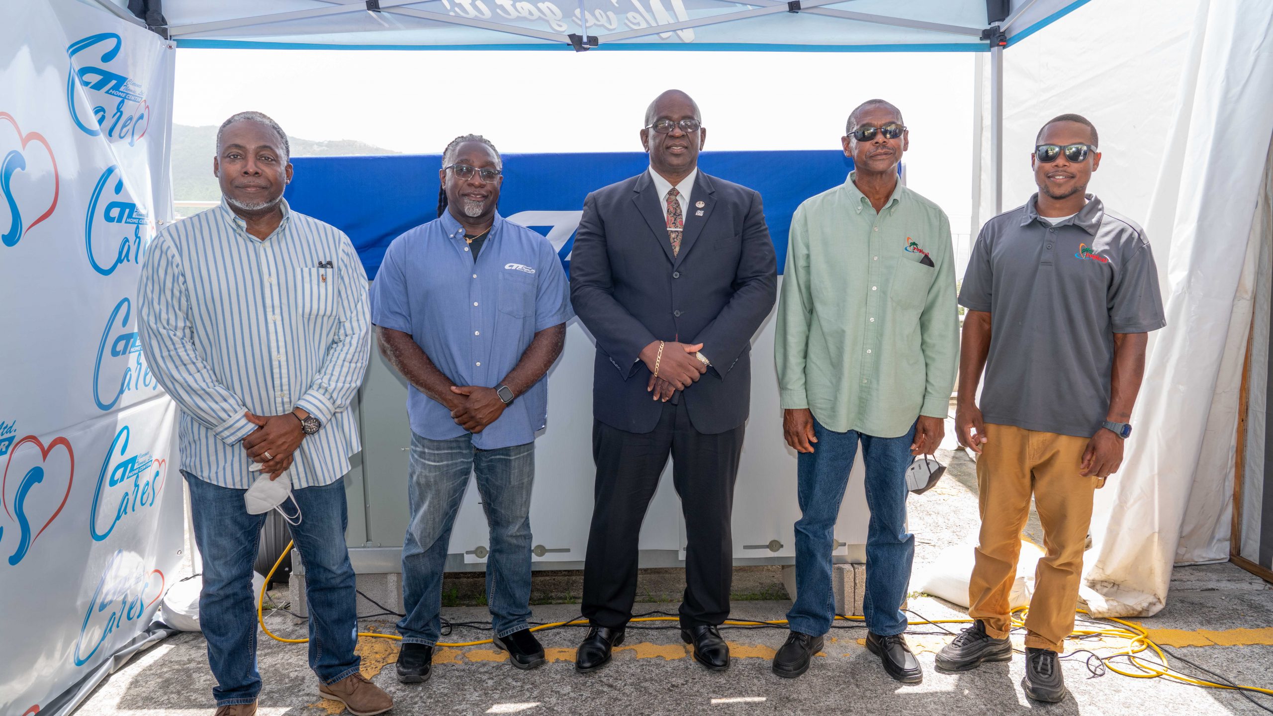 CTL Home Centre and Tropical Air-Conditioning Donate 25-Ton ACUnit To BVIHSA