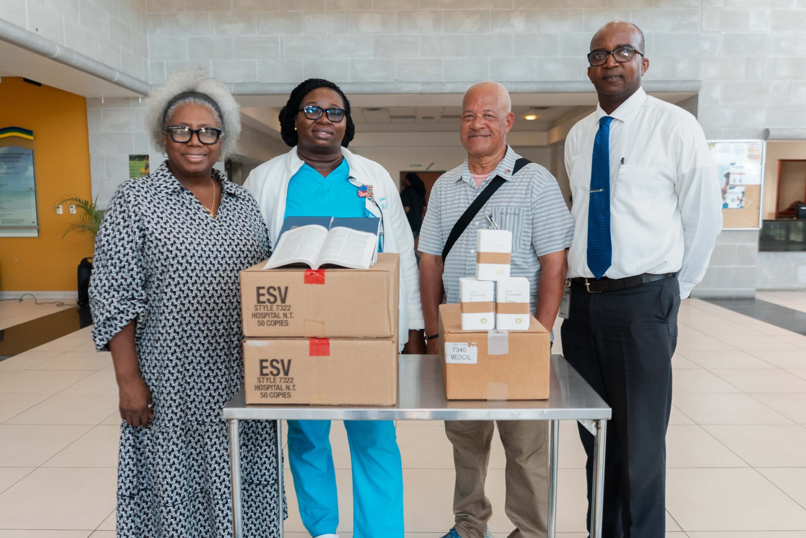Gideons BVI Donates Bibles to Support Patients and Healthcare Staff